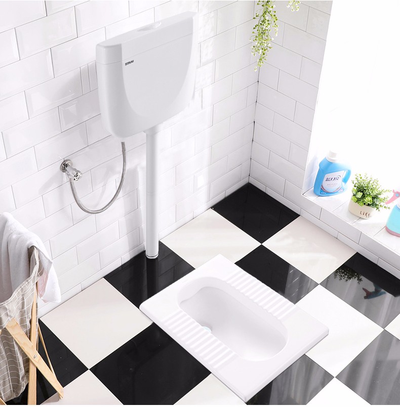 浪鲸卫浴蹲厕蹲便器 水箱cs6069 fw0116