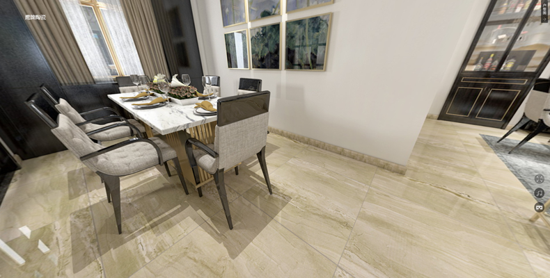 鹰牌瓷砖 现代简约地板砖 全抛釉地砖客厅瓷砖900*900 h0d8fa-02e